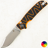 Нож QSP Kali, Stonewashed 14C28N, G10 Black/Orange, QS159-D1